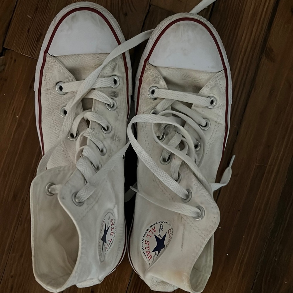 Womens White converse